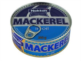 Nekton Makrela v rastlinnom oleji 240g Nekton Makrela v rastlinnom oleji 240g
