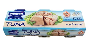 Nekton Tuniak vo vlastnej šťave 3 x 80g