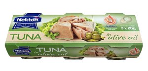 Nekton Tuniak v olivovom oleji 3 x 80g Nekton Tuniak v olivovom oleji 3 x 80g