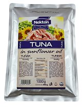 Nekton Tuniak v slnečnicovom oleji kúsky 1kg Nekton Tuniak v slnečnicovom oleji kúsky 1kg