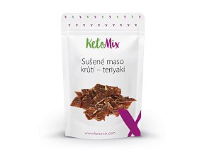 KetoMix Sušené mäso morčacie, teriyaki 25 g KetoMix Sušené mäso morčacie, teriyaki 25 g
