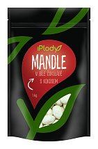iPlody Mandle v bielej čokoláde s kokosom 1 kg iPlody Mandle v bielej čokoláde s kokosom 1 kg