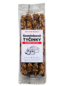 iPlody Low carb semienkové tyčinky so syrom a paradajkami 50 g