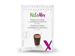 KetoMix Proteínový kokteil s čokoládovou príchuťou 32 g (1 porcia)