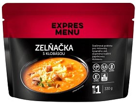 EXPRES MENU Kapustová polievka s klobásou 330 g EXPRES MENU Kapustová polievka s klobásou 330 g