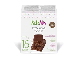 KetoMix Proteínové tyčinky s príchuťou čokolády 16 x 40 g