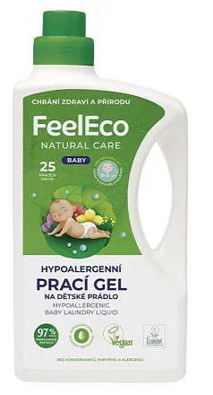 FeelEco Hypoalergénny prací gél na detskú bielizeň Baby 1,5l, 25PD