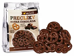 Mixit Preclíky do vrecka, horká čokoláda 70 g Mixit Preclíky do vrecka, horká čokoláda 70 g